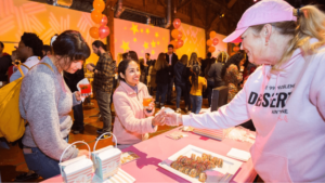 Staff serves guests at SweetSpot Festival